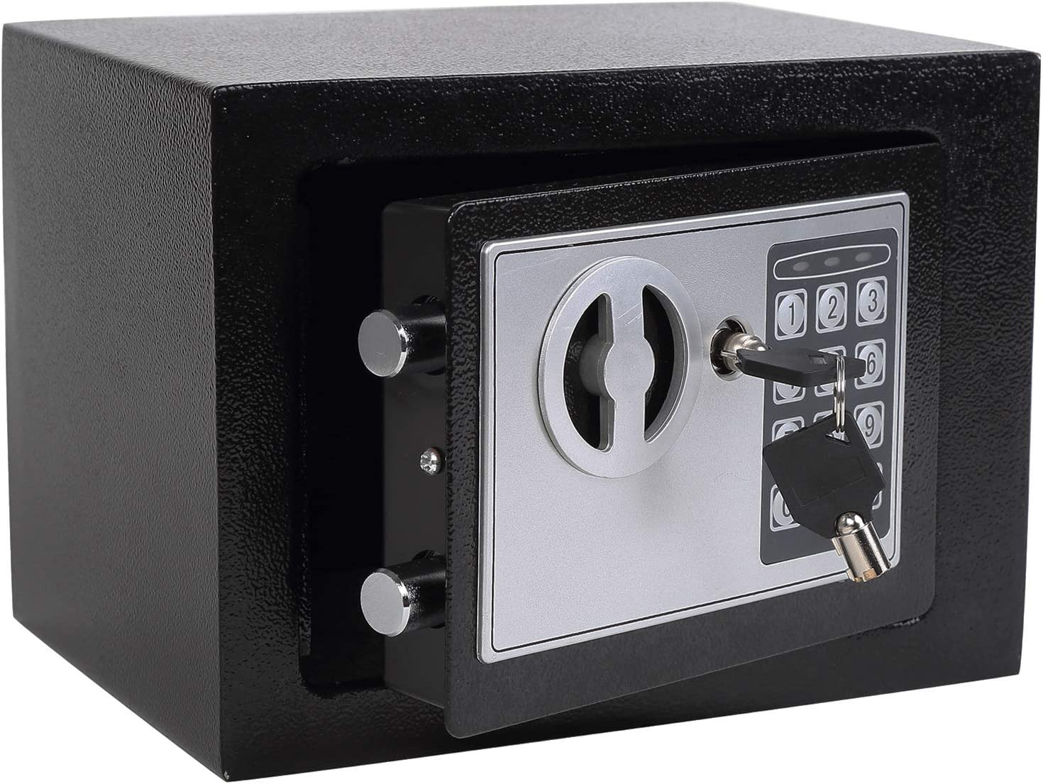 Yuanshikj Safe Box with Electronic Keypad, Small Hidden Steel Security Lock Box