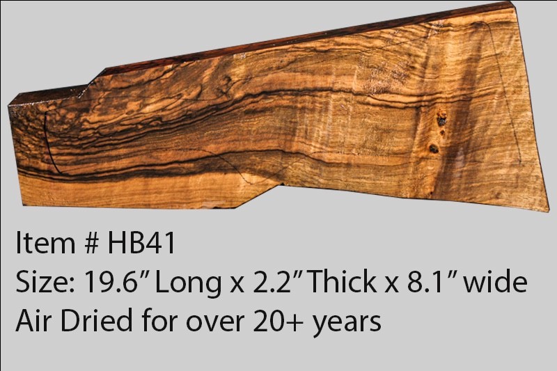 Turkish walnut gun stock blank for shotguns hb41