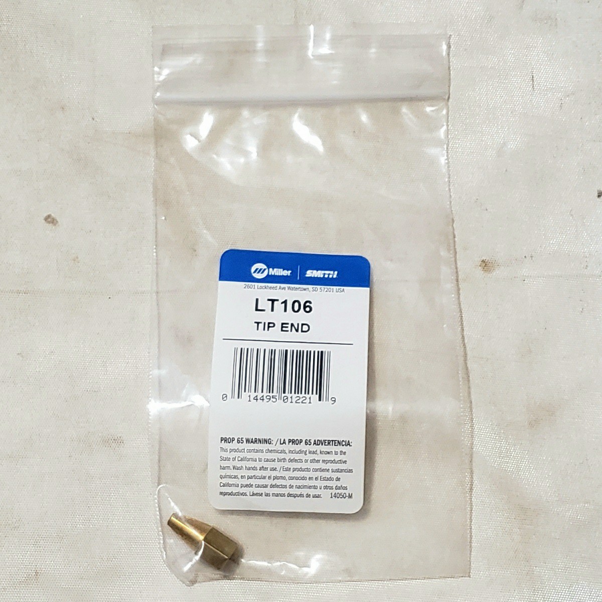 Smith Miller LT106 Screw On Brazing Welding Versa Torch Tip End Fits AT60 AT600