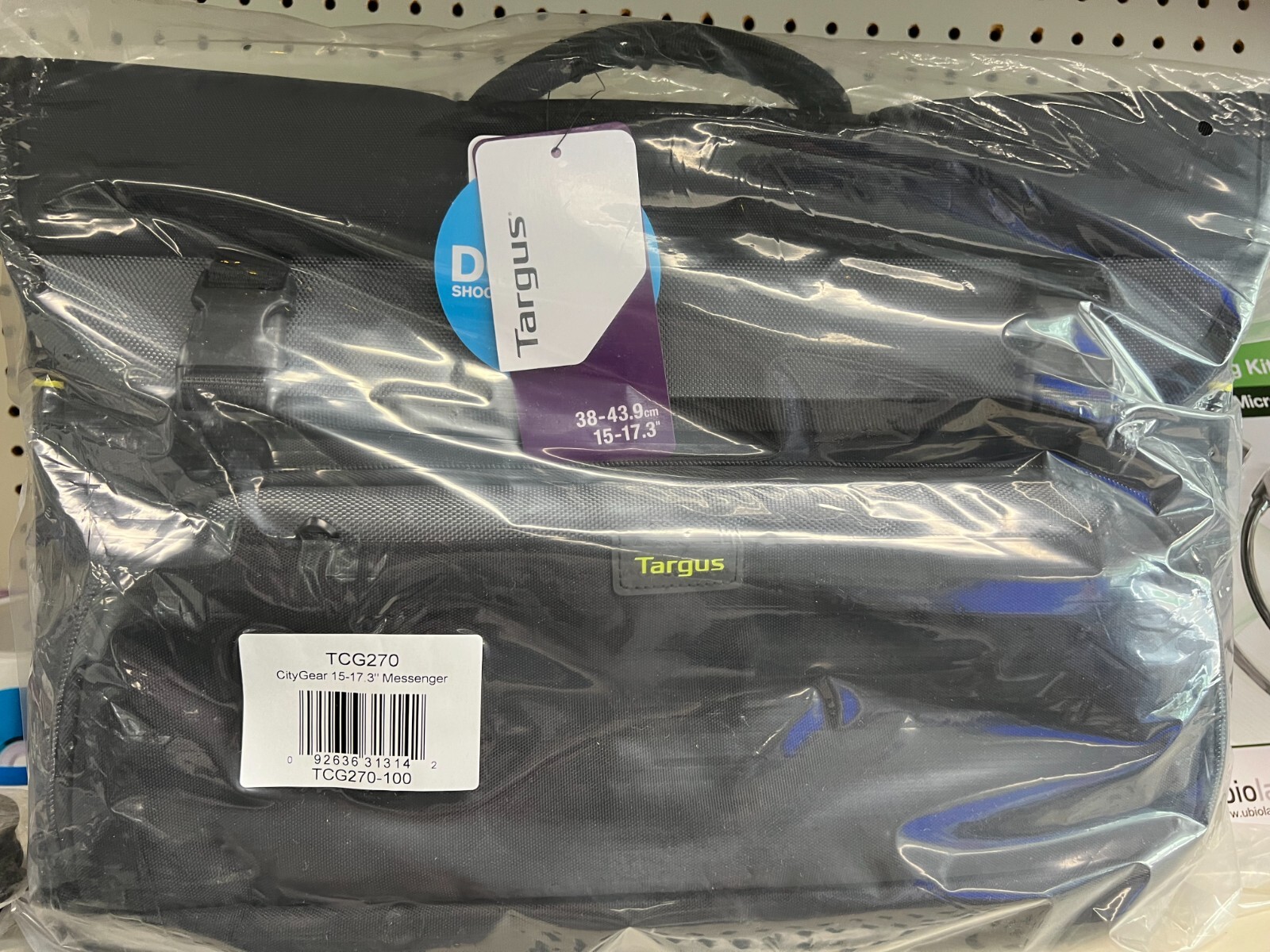 New Black Targus 38-43.9cm/ 15-17.3" Laptop Bags TCG270