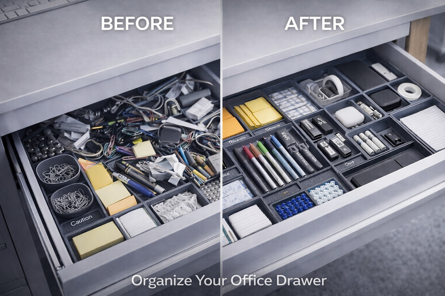 Gridfinity 1×1 Bin Modular Drawer Storage | 3U 6U 9U | Fits Standard Base Plates