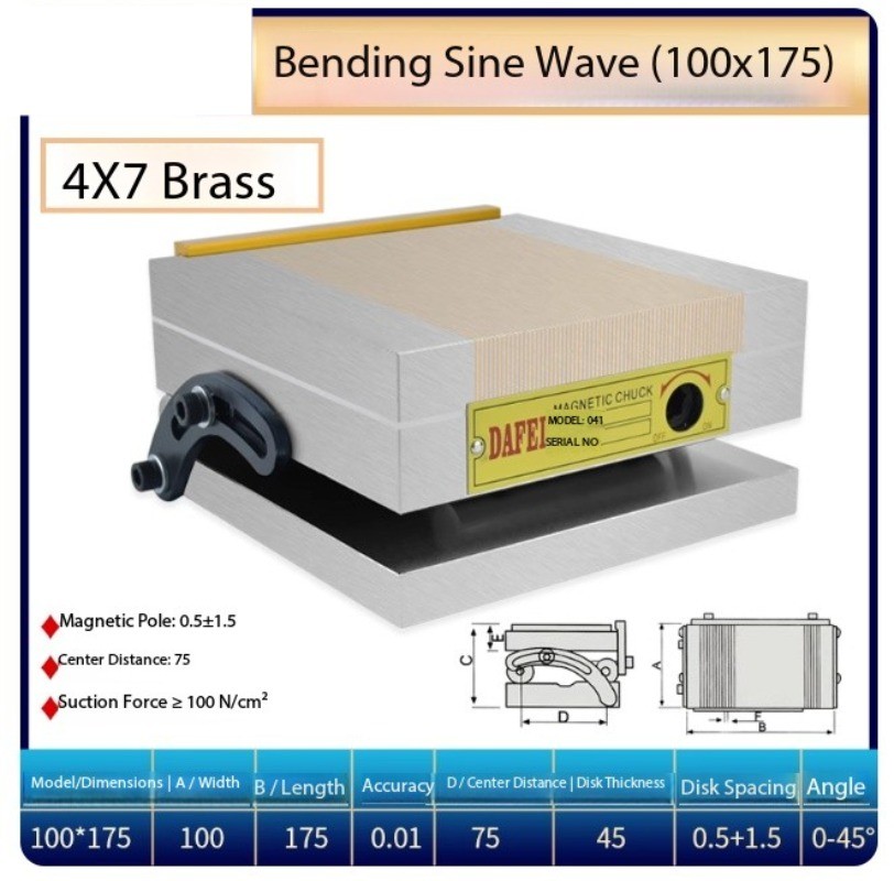 High-precision Strong Magnetic Force Surface Grinder Permanent Magnetic Chuck