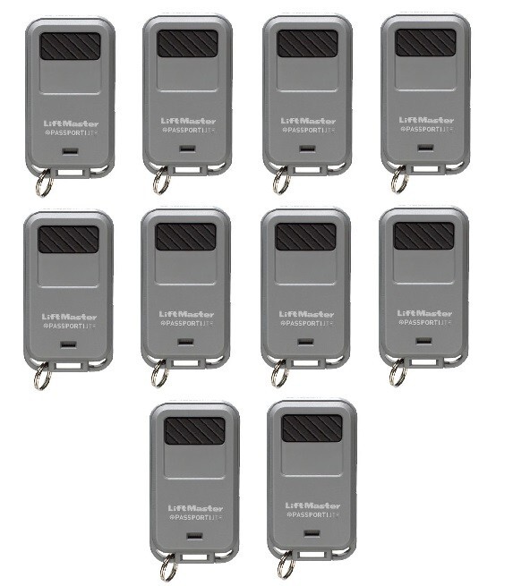Liftmaster PPLK1, 10-PACK Passport Lite 1-Button Keychain Remote Control
