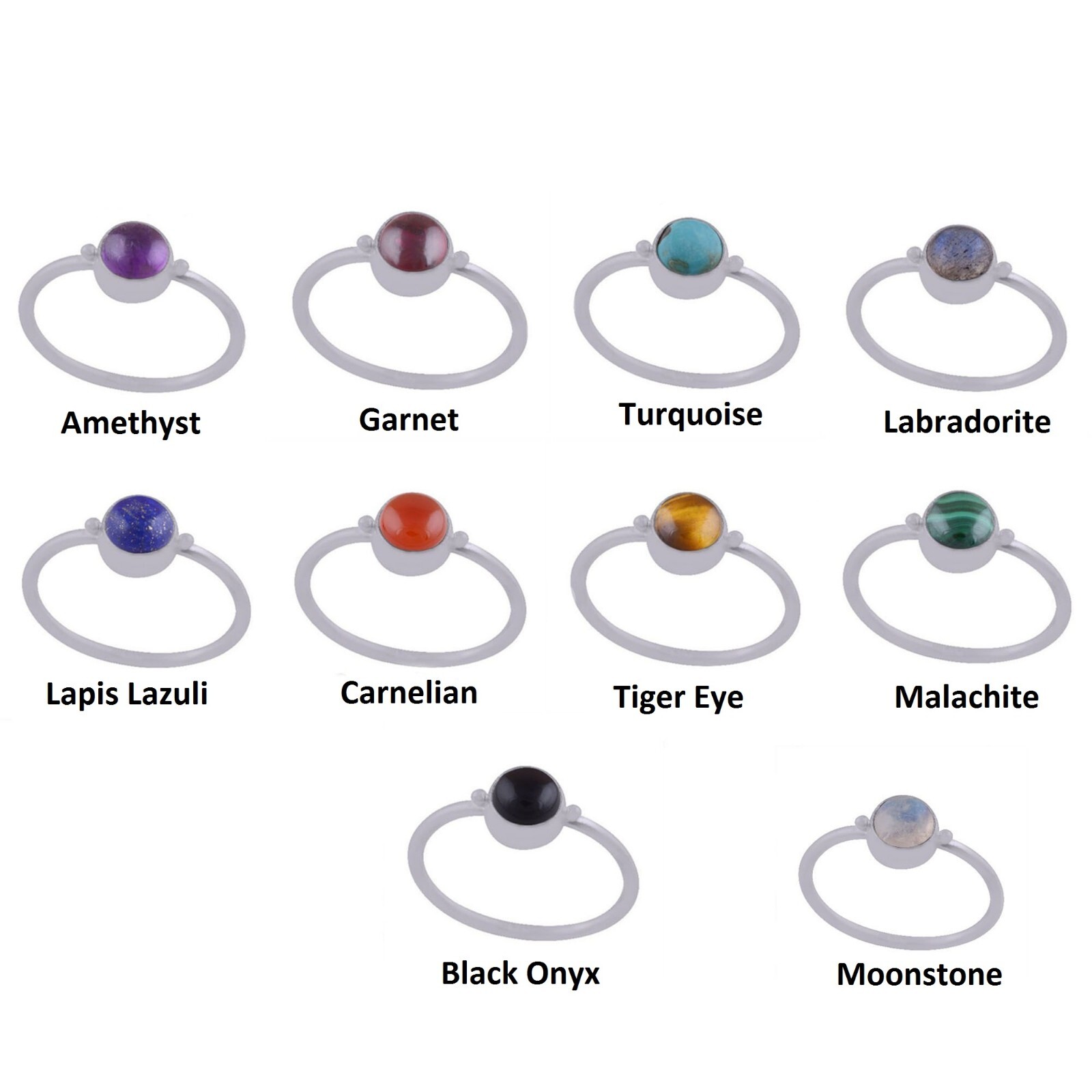 Purple Amethyst Solitaire Handmade Silver Ring Sterling Solid 925 Silver Jewelry