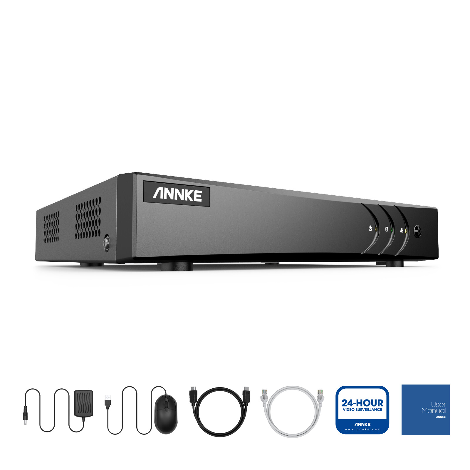 ANNKE 16CH 5MP Lite 5IN1 DVR Security Video Recorder Remote Motion Alarm H.265+