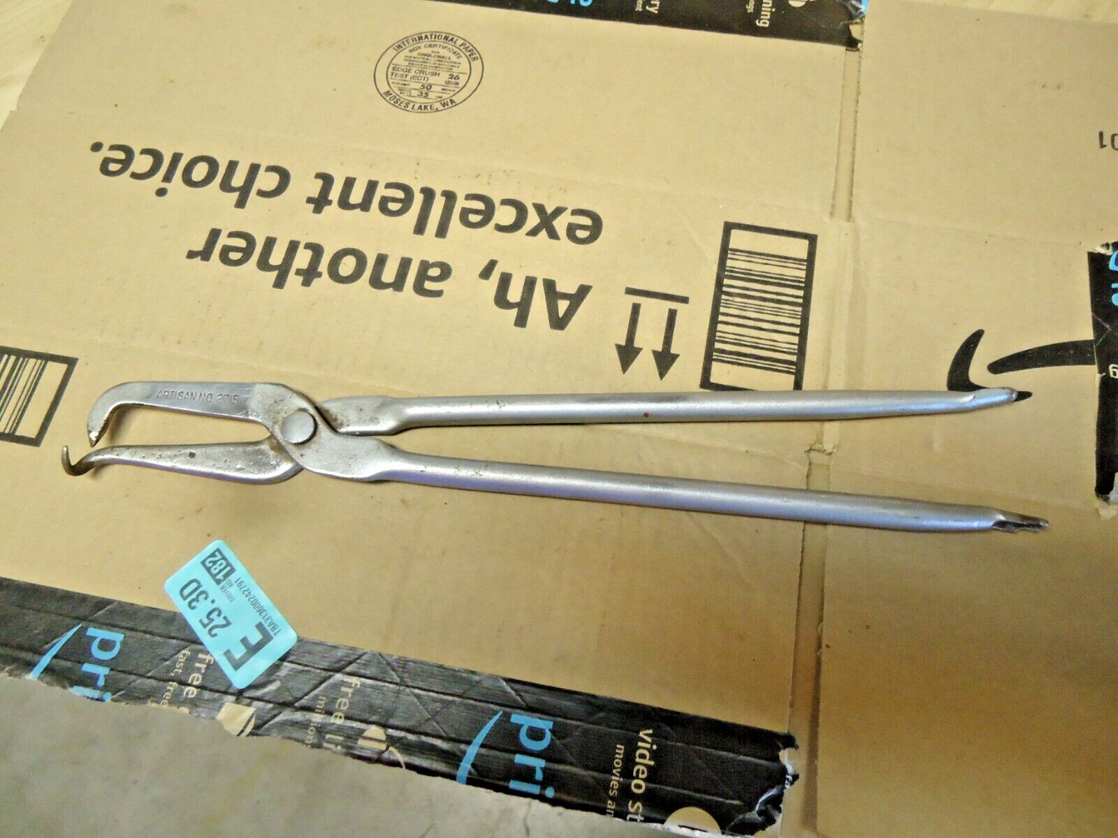 Vintage ARTISAN Tools USA Drum Brake Spring Pliers - 2715