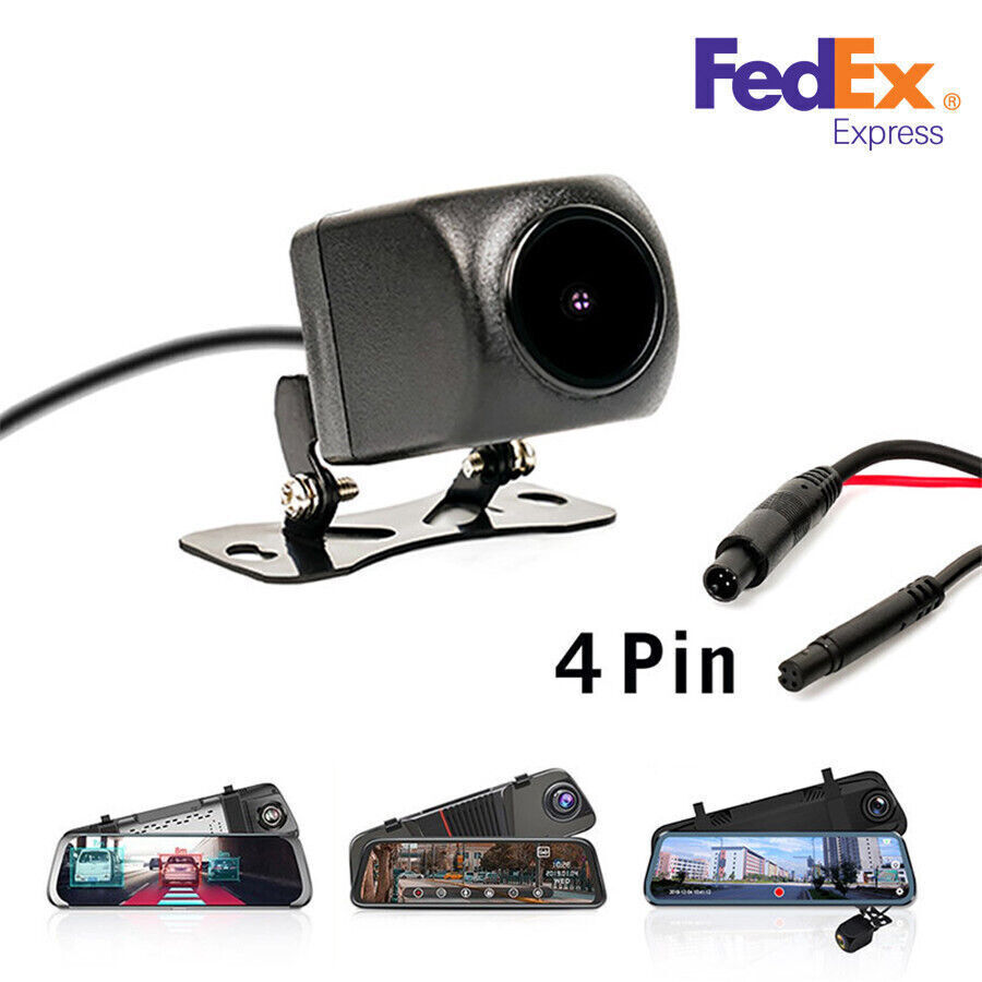 4 Pin Car Rear View Camera  Waterproof For Car DVR Mirror Dash Cam Night Sight