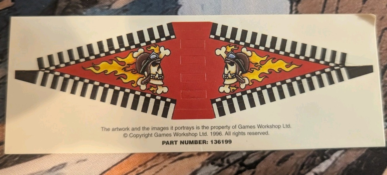Ork Gorkamorka Banner - 1996  Warhammer 40K