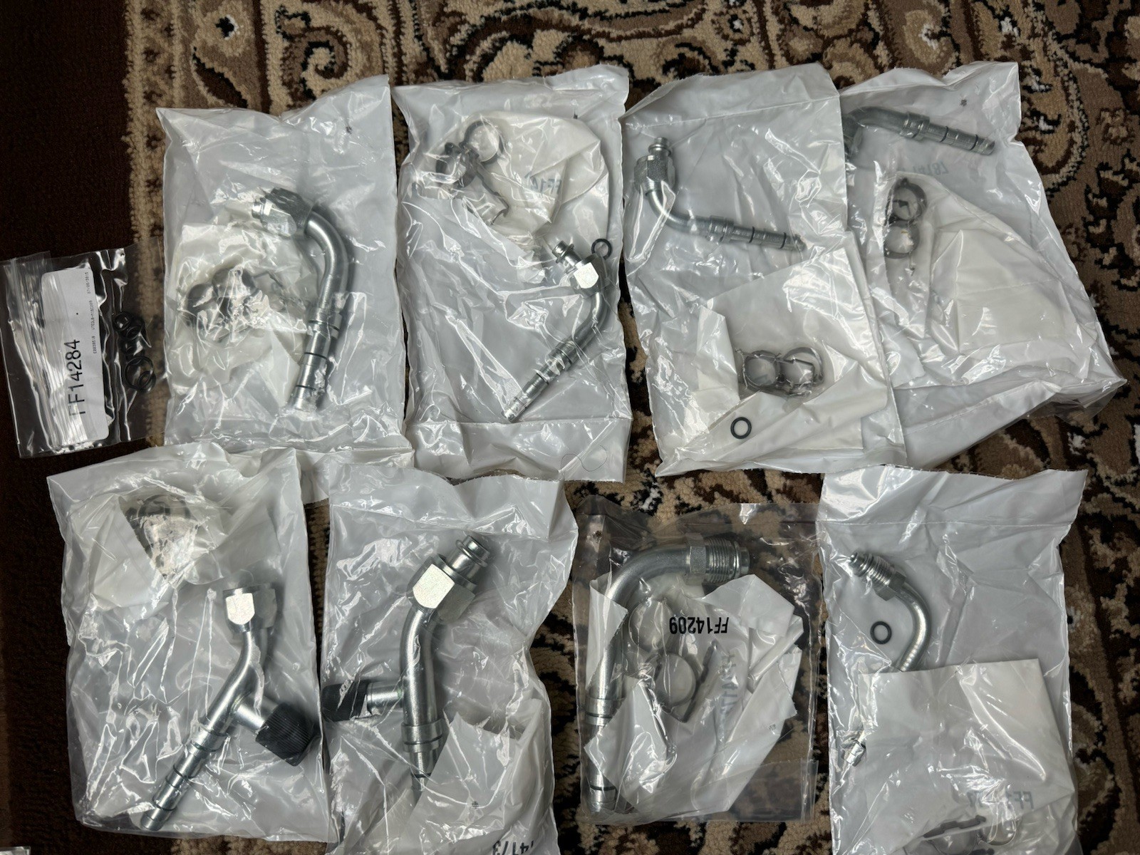 Thermo  king tripac evolution apu AC Lines Fittings 8 Piece