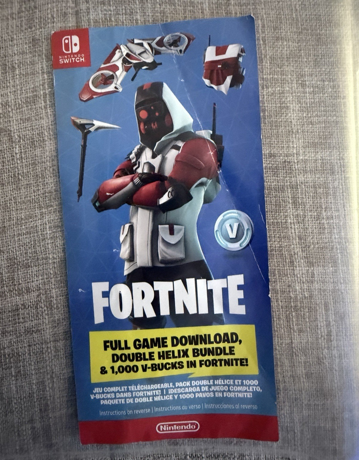 🚨 RARE Fortnite Double Helix Bundle Code & Empty Switch Box 🚨