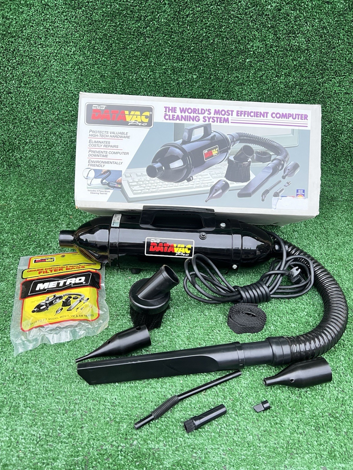 Metro DataVac PRO MDV-1BAC Computer Cleaning System, Blower/Vacuum, Mint Cond!