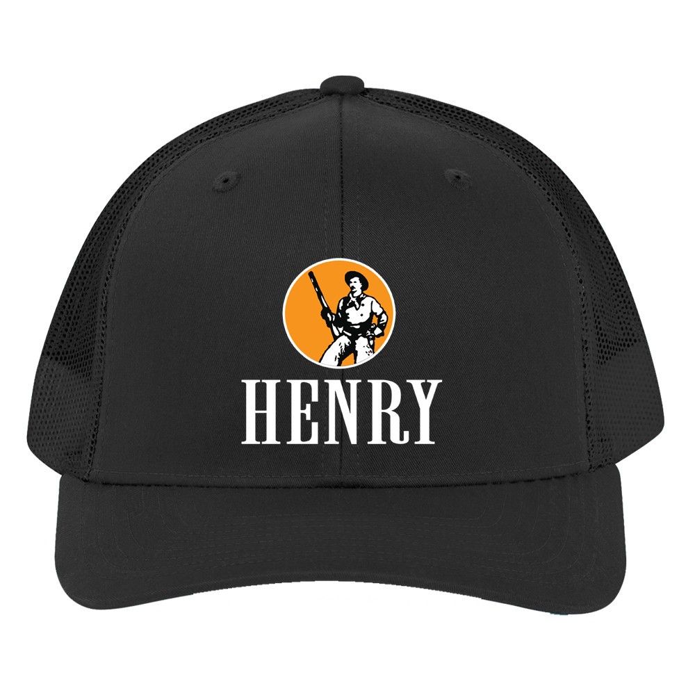 Henry Repeating Arms Black Trucker Hat Cap Adult Size
