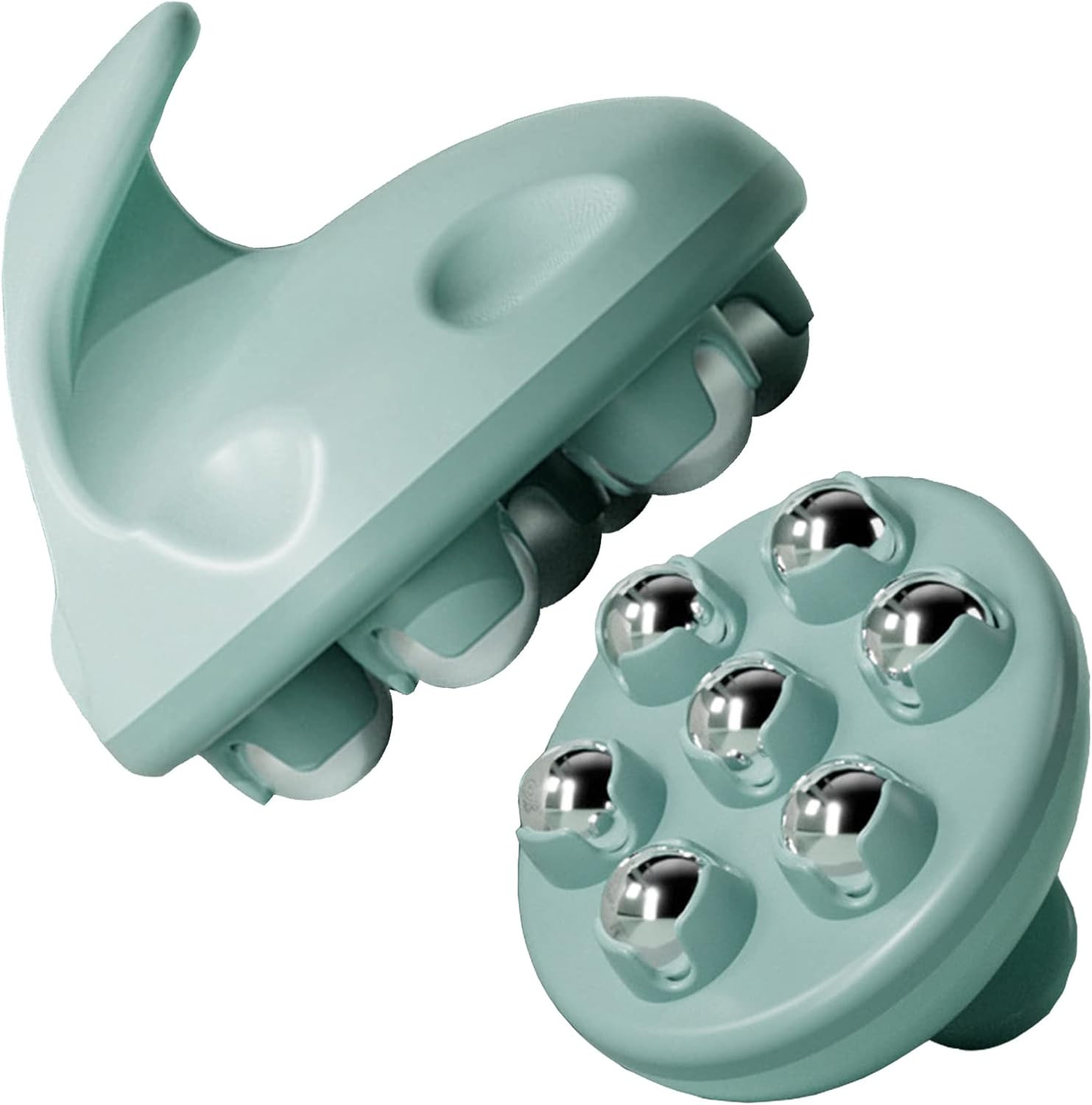 WMM Hand Held Massager, Full Body Massage Tool with Roller Ball Massager Manual