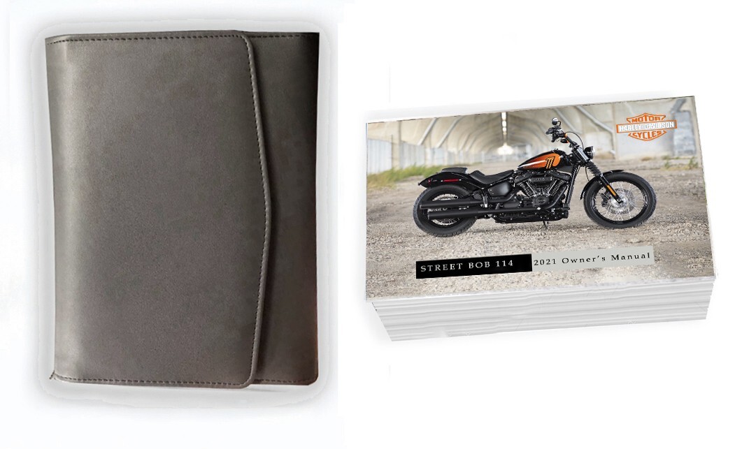 Owner's Manual for 2021 Harley Davidson STREET BOB 114; Operator's Book & Case
