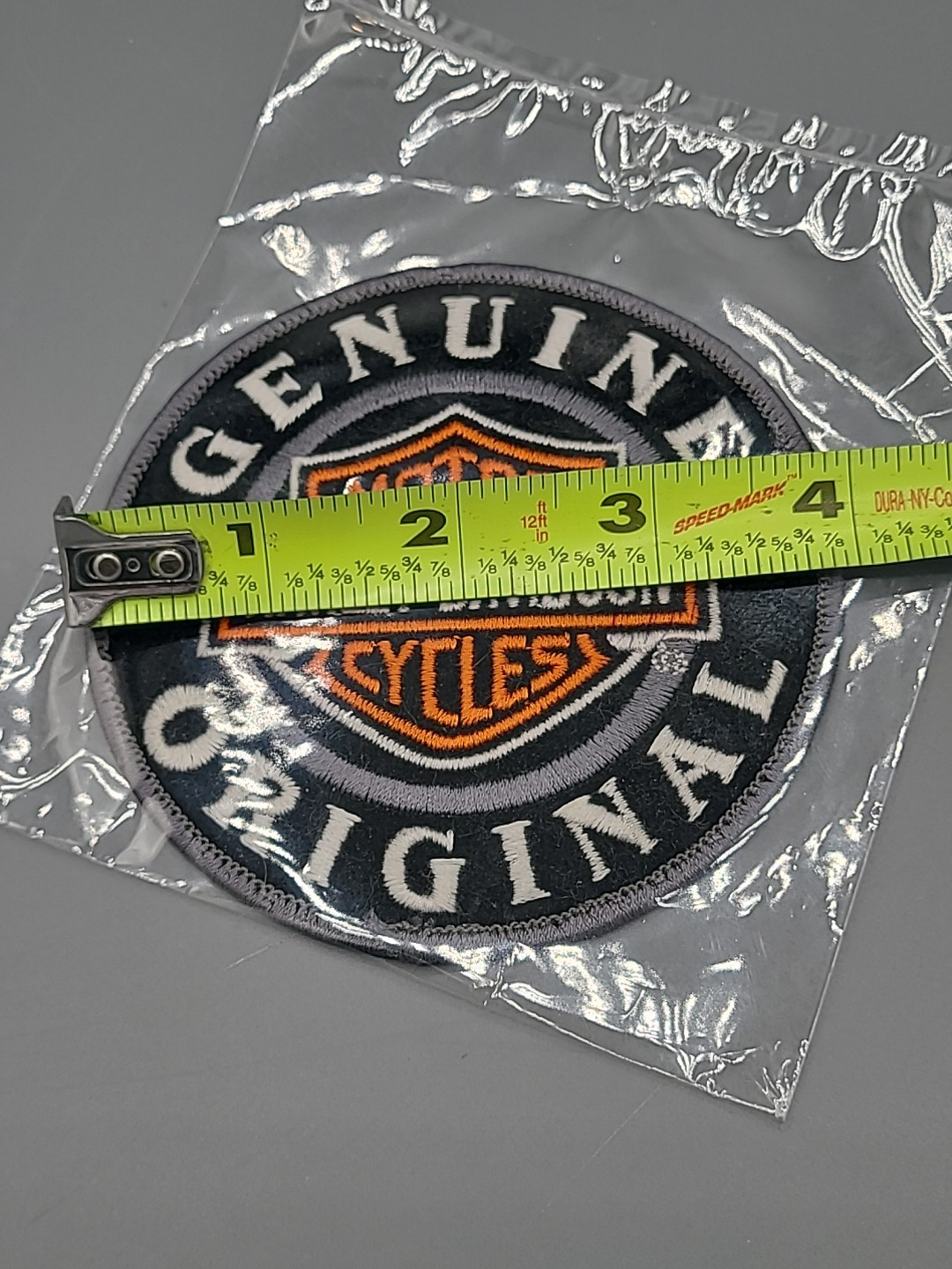 Harley Davidson Bar & Shield Genuine Original Emblem Patch 4 x 4