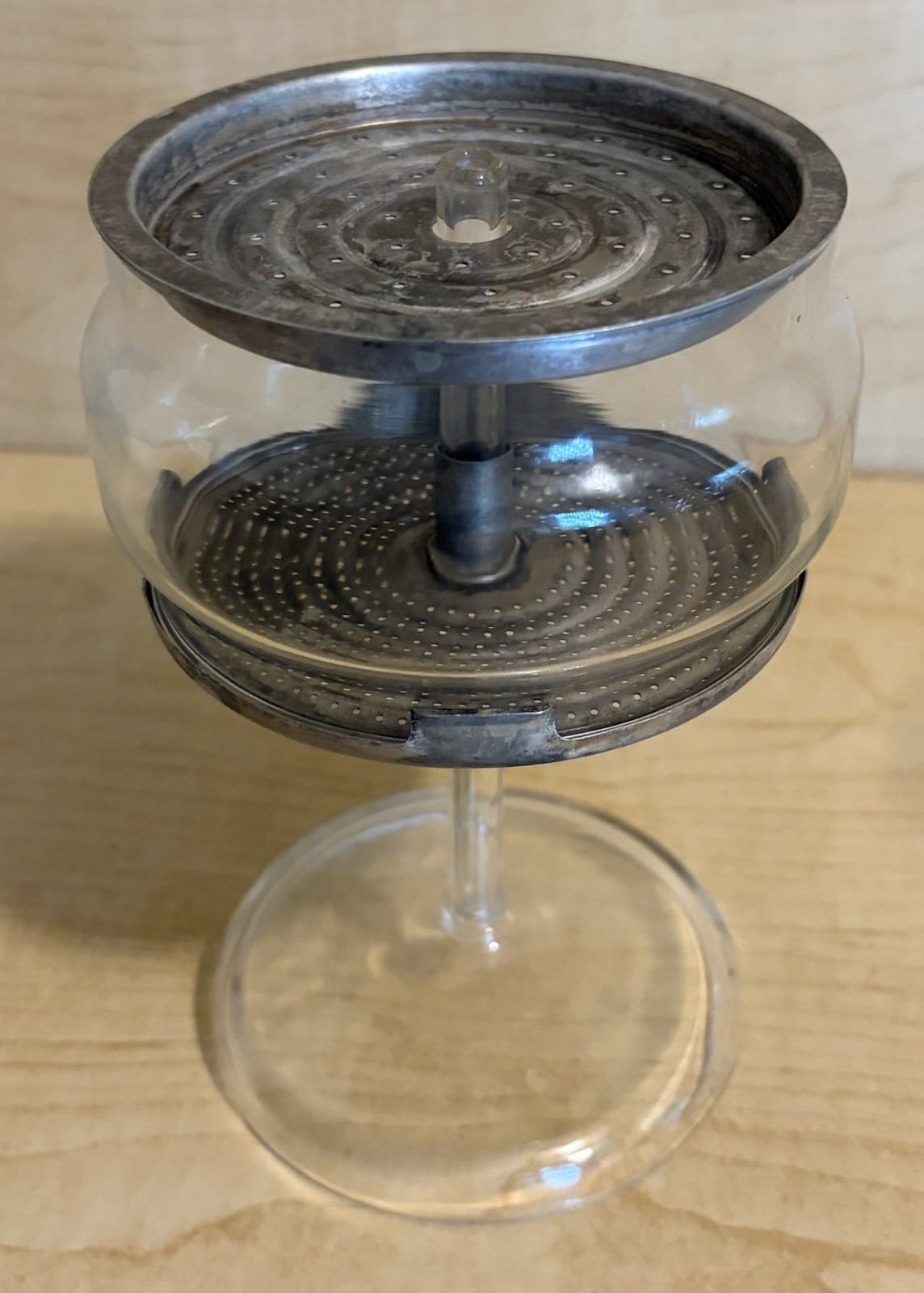 VTG PYREX 9 Cup Glass Percolator #7759 COMPLETE EXCELLENT!!!