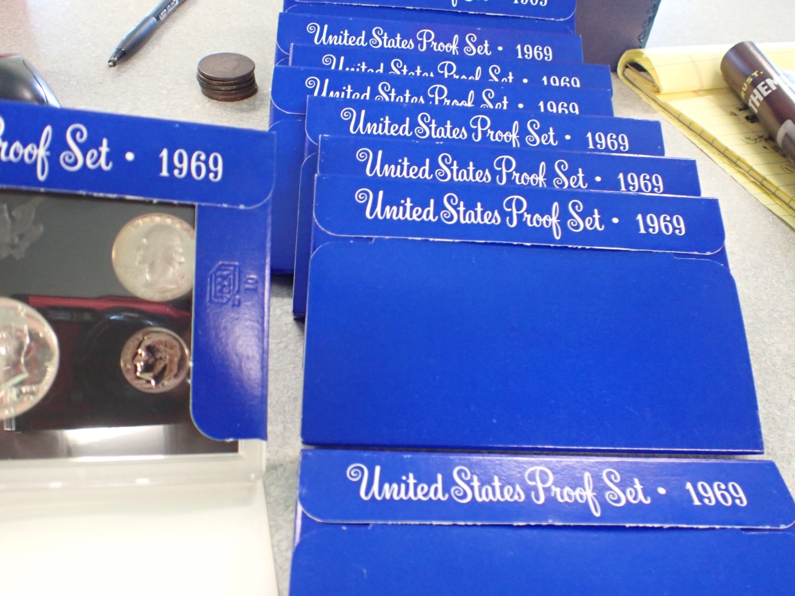 1969 Proof Set...Original Government Box...Beautiful Coins !!!