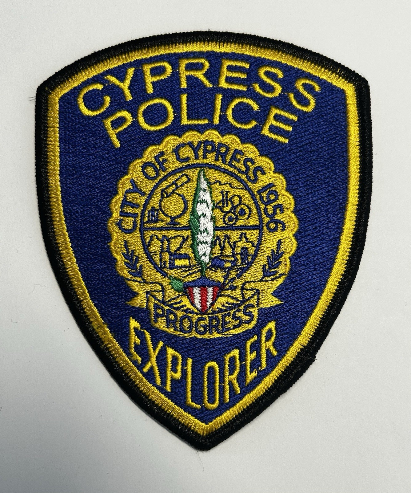 CALIFORNIA CITY OF CYPRESS POLICE EXPLORER POST PATCH ORANGE COUNTY #PDD62