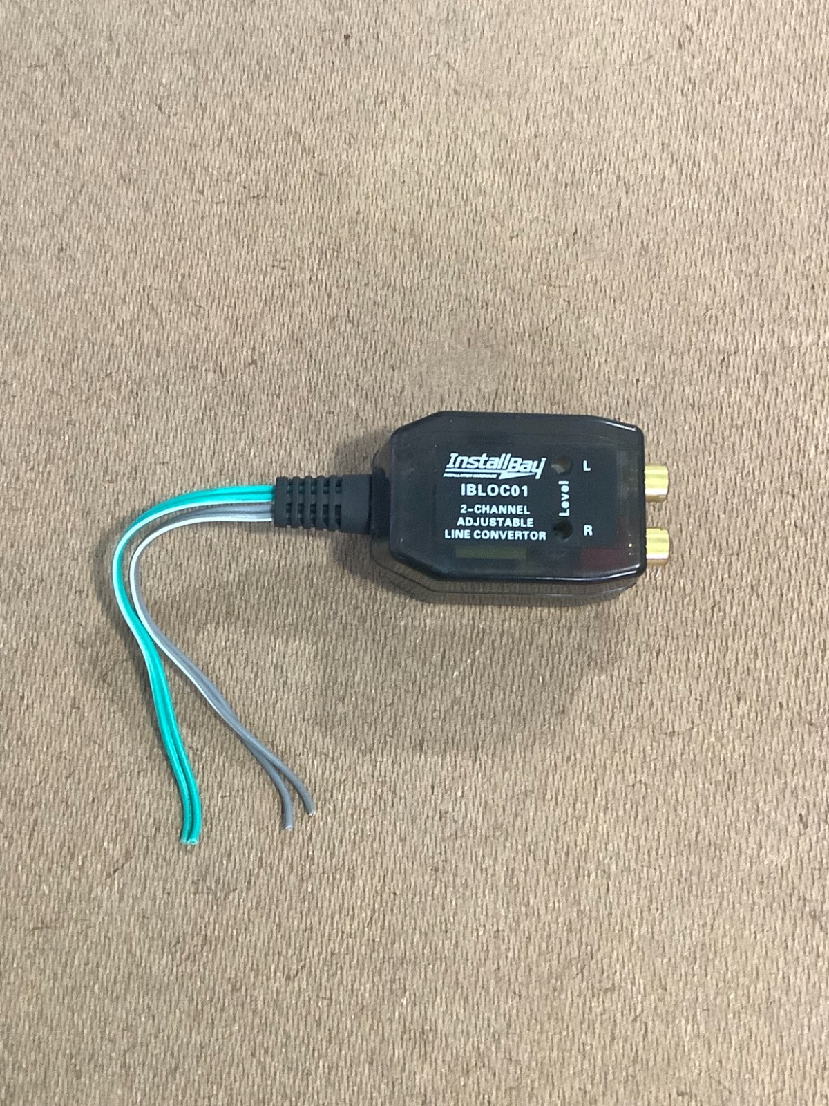 IBLOC01  Install Bay 2 Channel Adjustable Line Level Converter 40  Watt Each