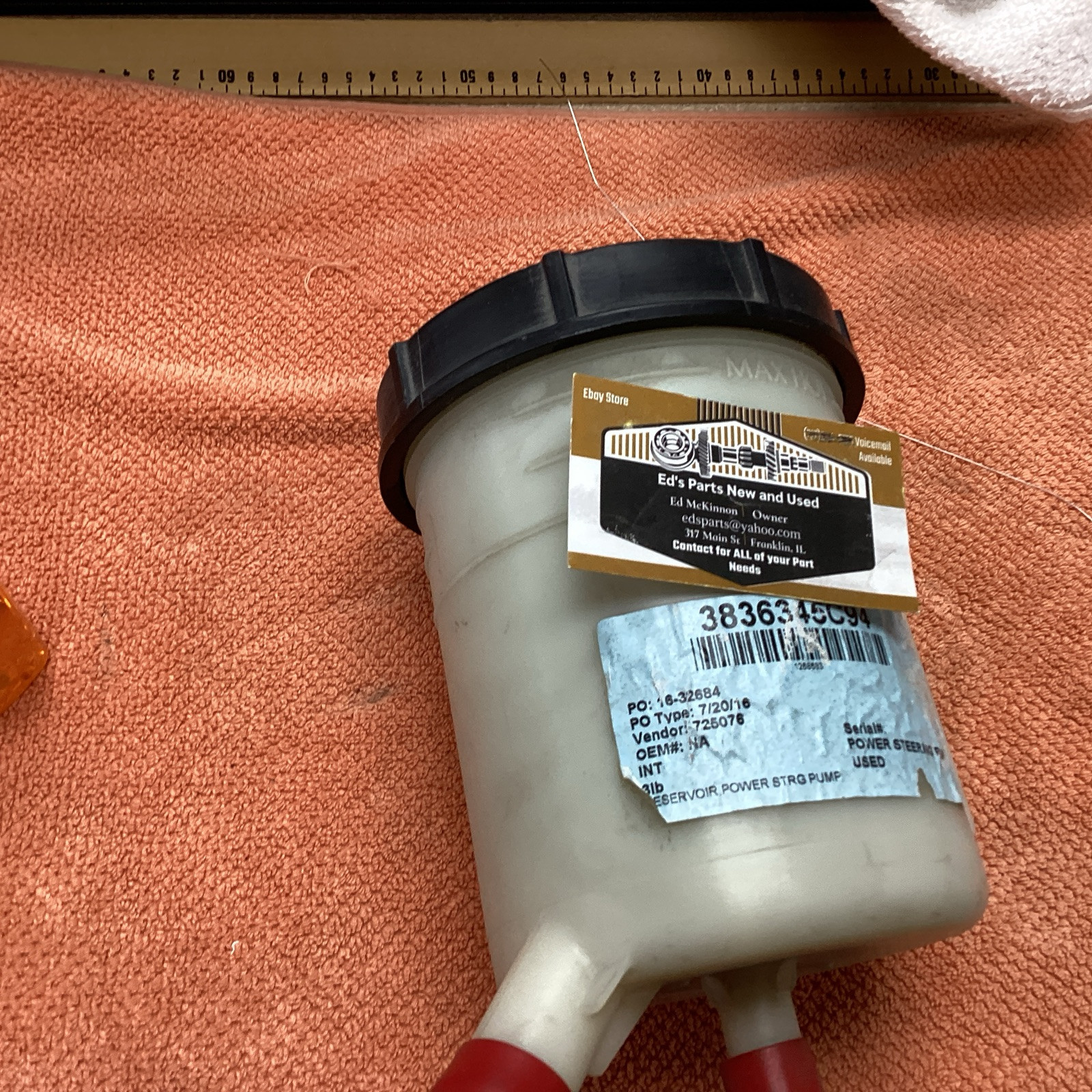 3836345C94 INTERNATIONAL POWER STEERING RESERVOir 4043002C94 New