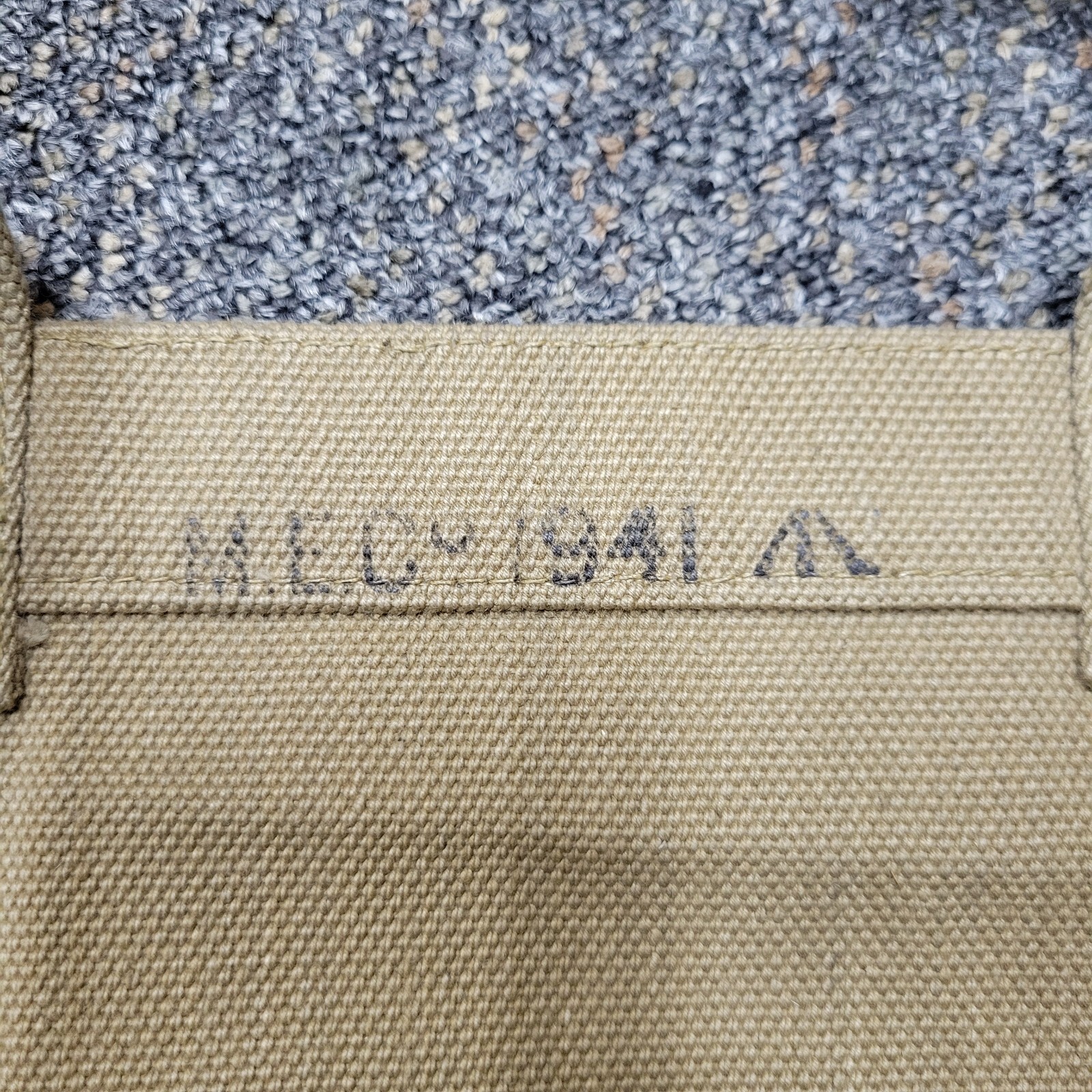 WW2 Dated British P37 Large Haversack Pack Pattern 37 Original