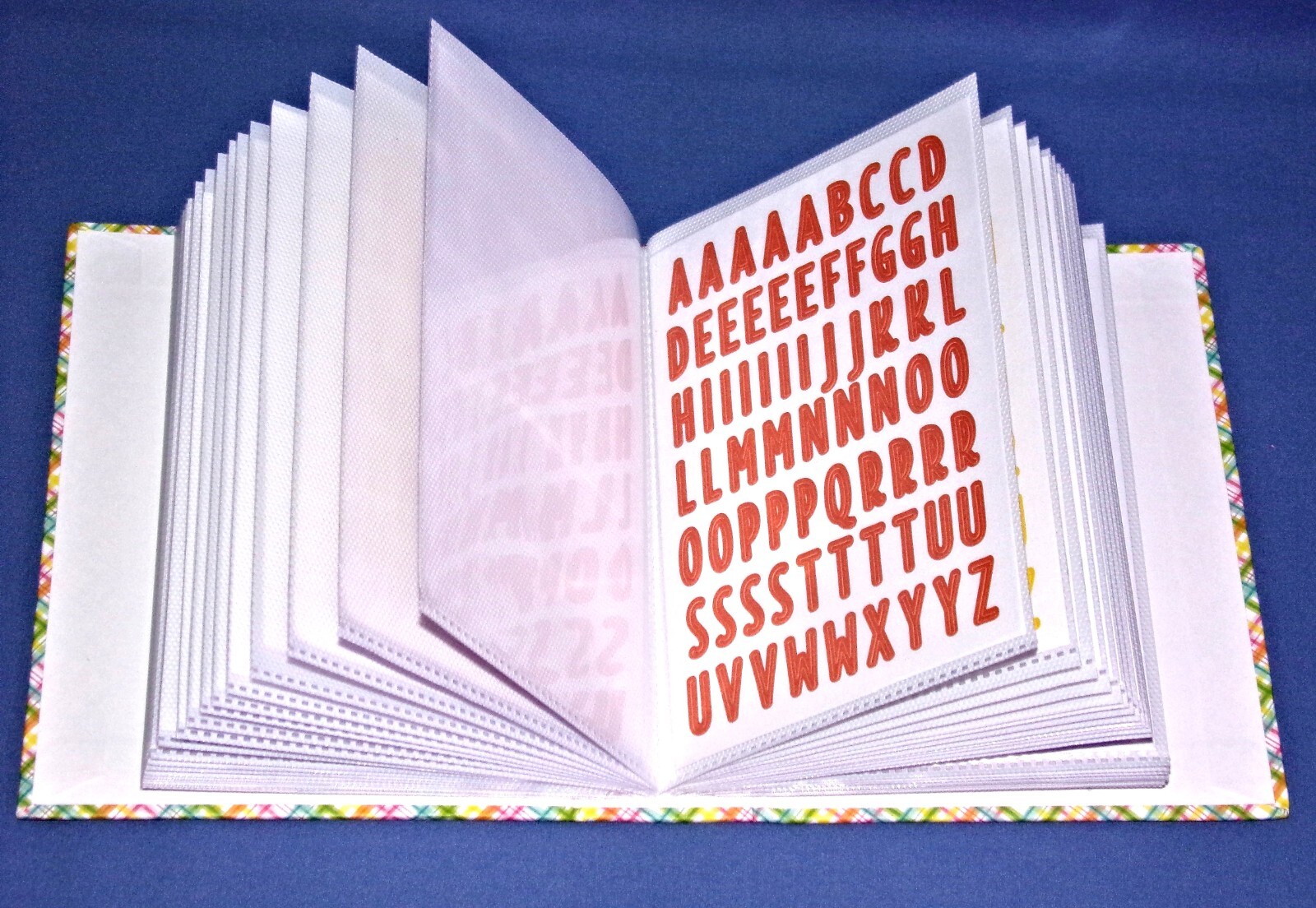 Kingston Crafts Alphabet & Number Sticker in Portfolio 14 colors New FREE Ship