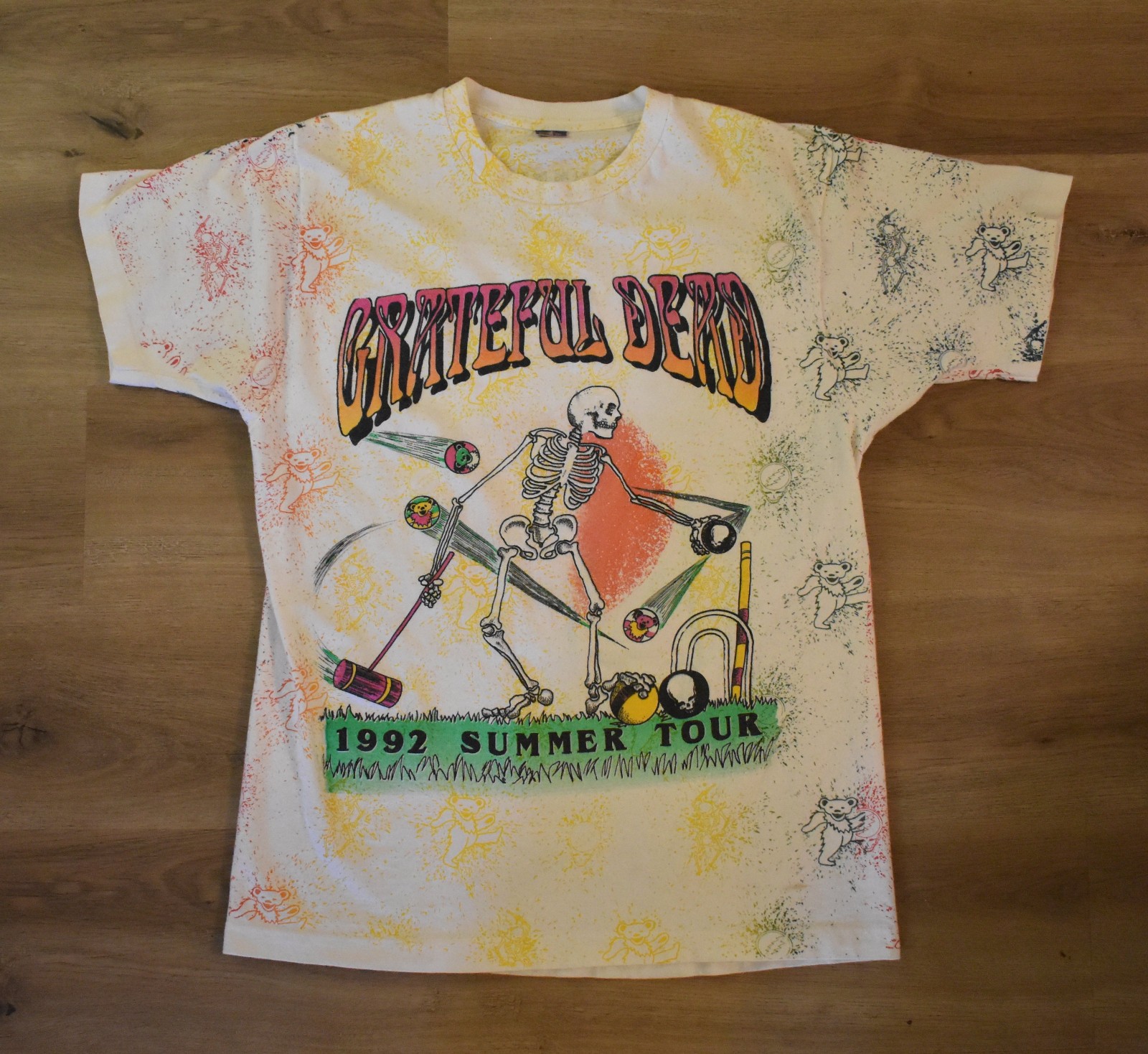 Rare Vintage Grateful Dead 1992 Summer Tour T-Shirt • XL • Steve Miller Band