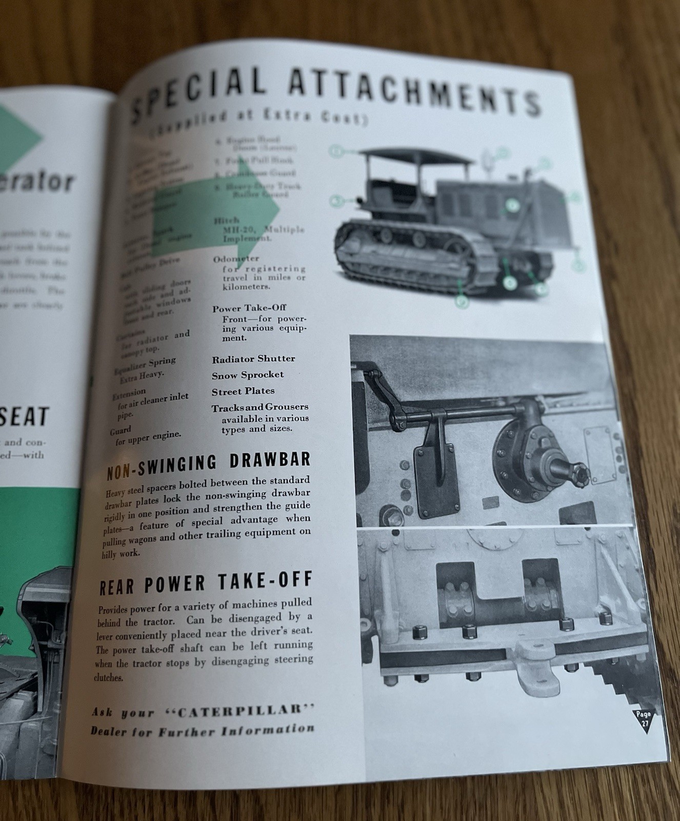 1930’s Caterpillar D8 Diesel Tractor Brochure