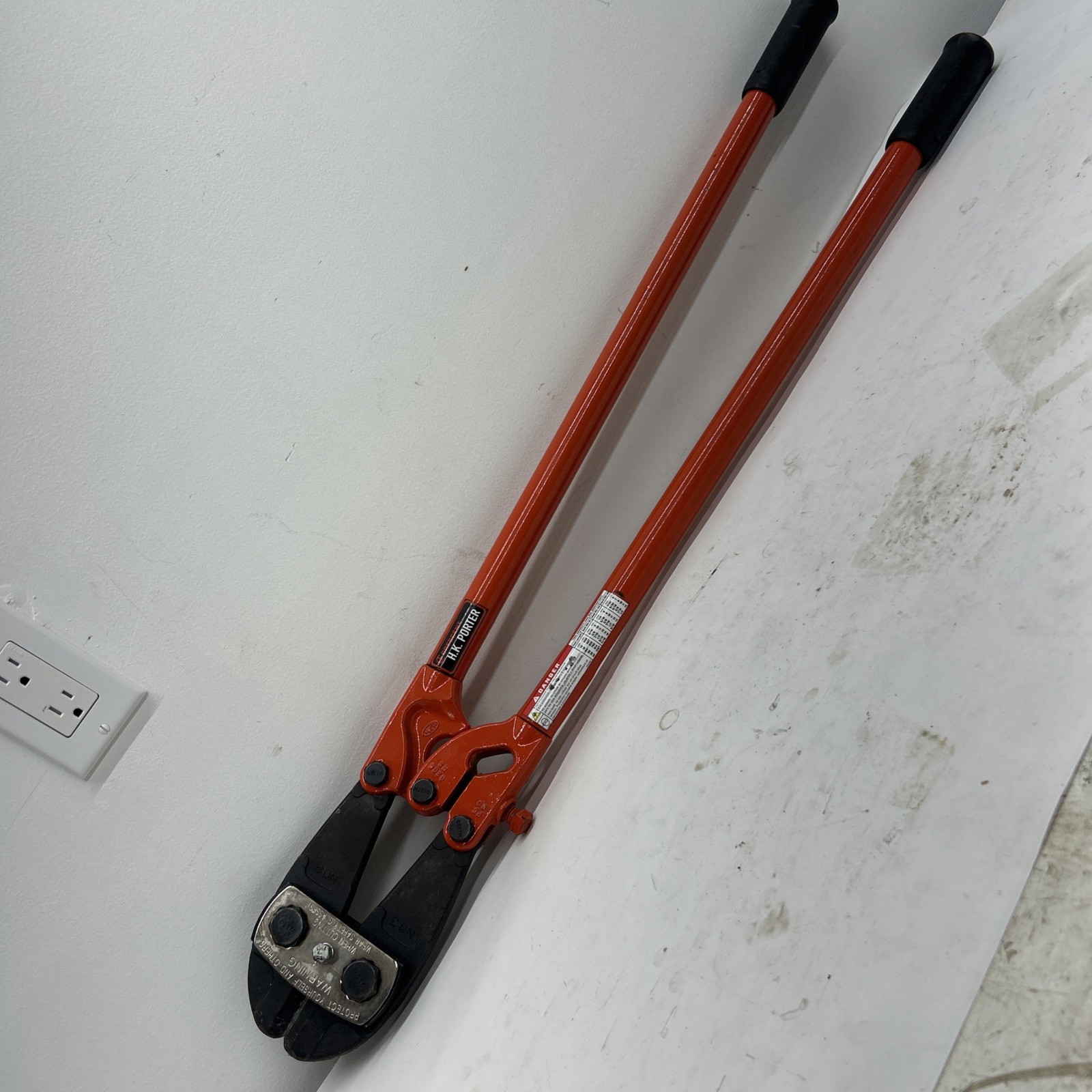 Cresent H.k. Porter No.3 Bolt Cutters 36” Long Heavy Duty 9/16” Dia. Steel Cut