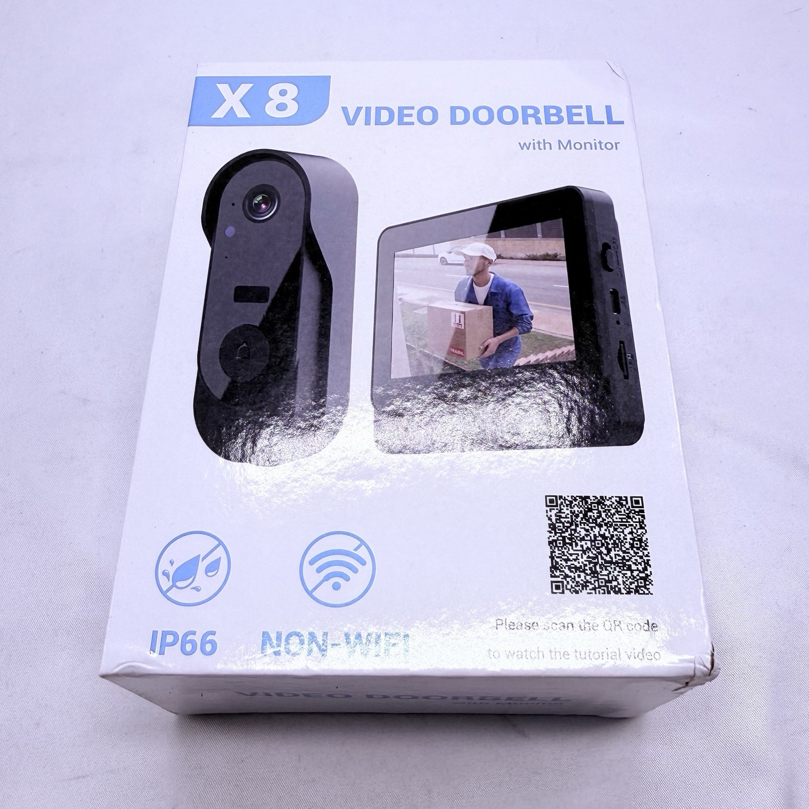1080P Wireless Security Smart Doorbell Intercom Two-Way Audio Camera Bell Chime