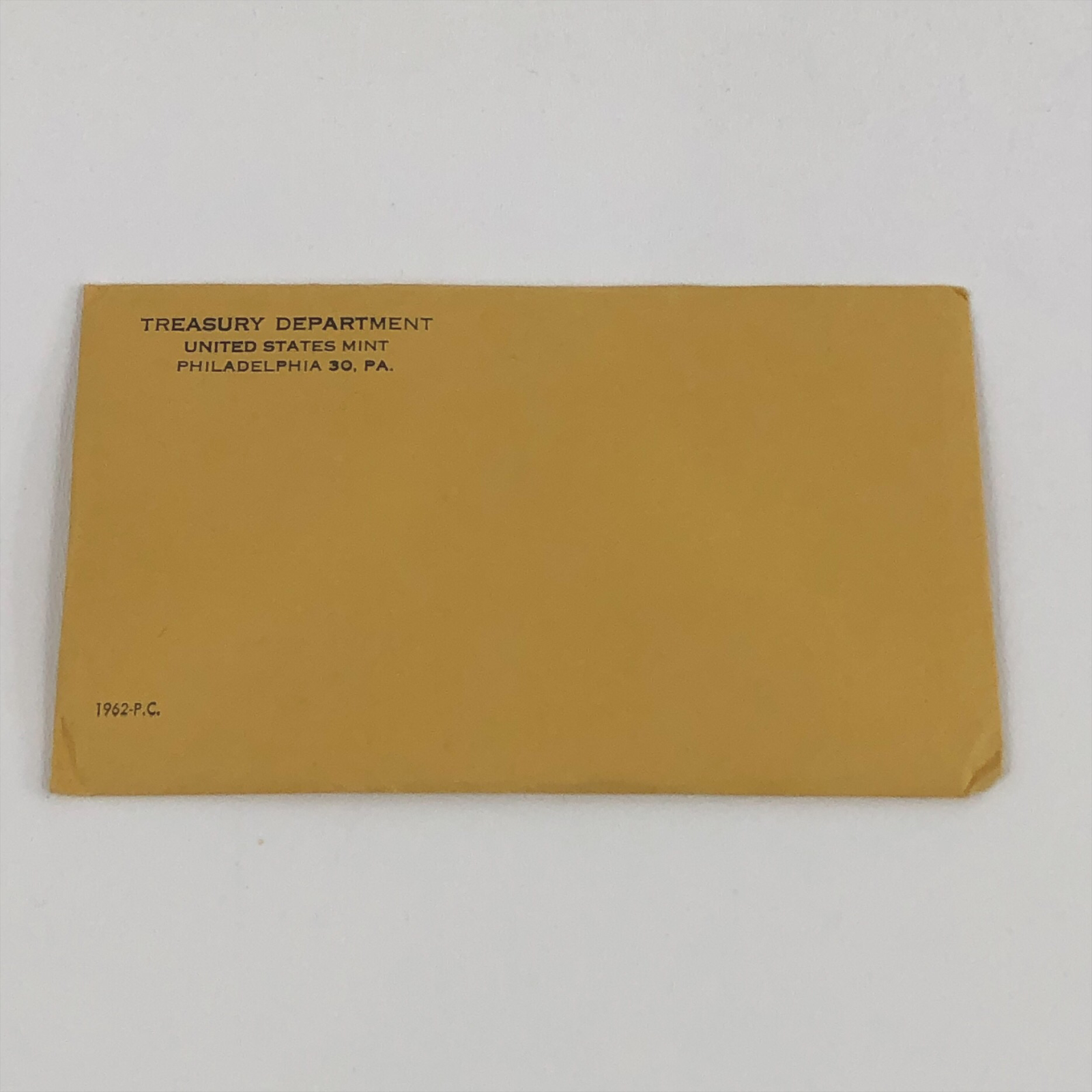 (1) 1962 United States SILVER Proof Set Original SEALED Envelope Unopened Pack