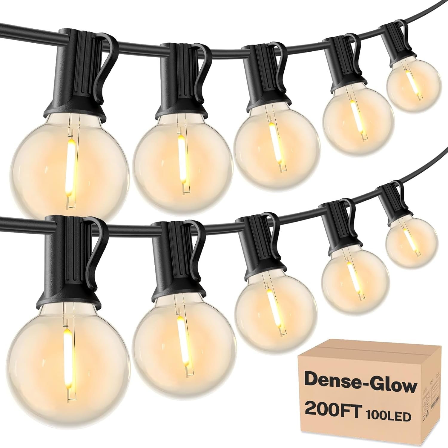 Outdoor String Lights, Patio Light for Outside with G40 LED