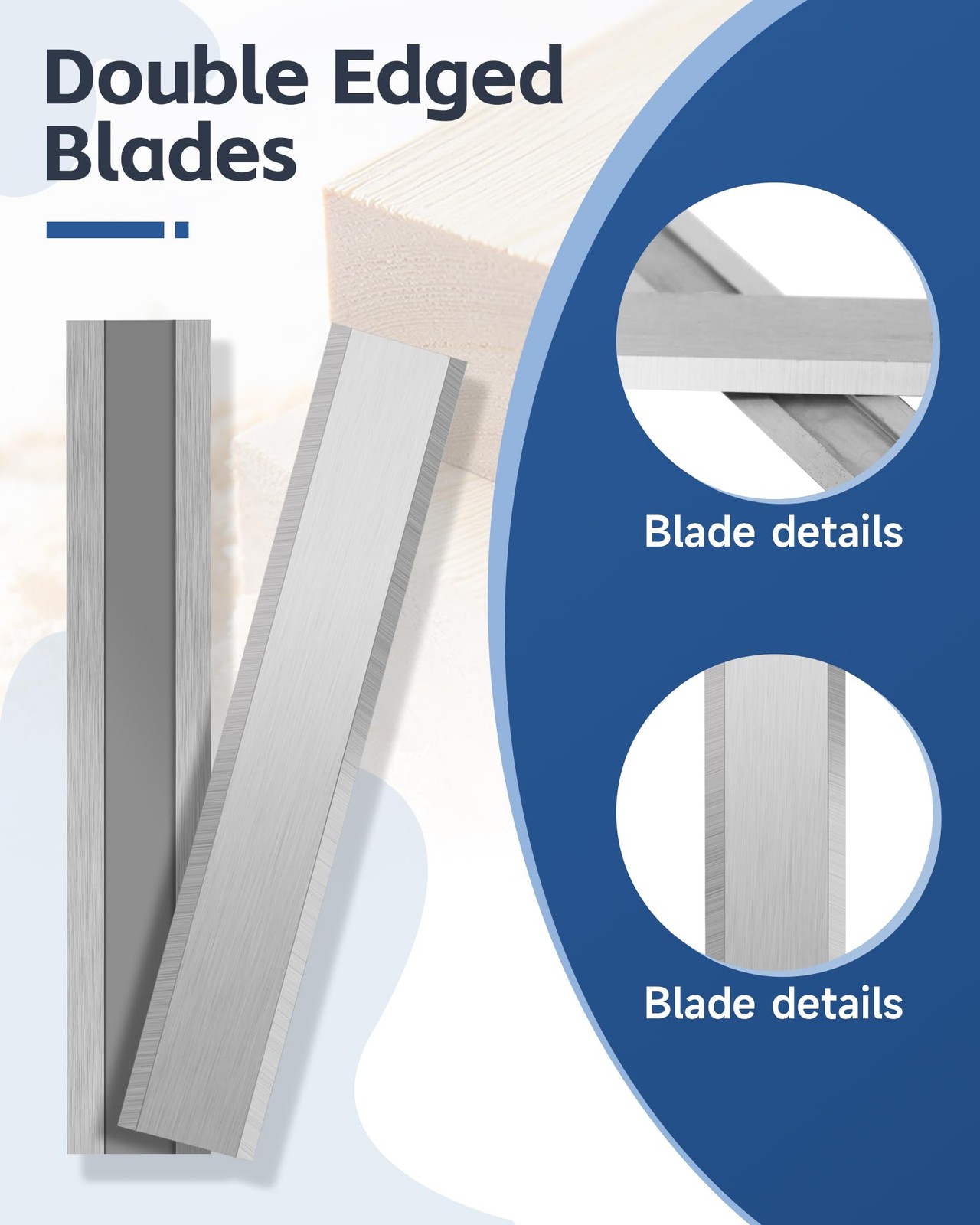 2" Carbide Paint Scraper Blades Doubleedged Reversible Replacement Tungsten Stee