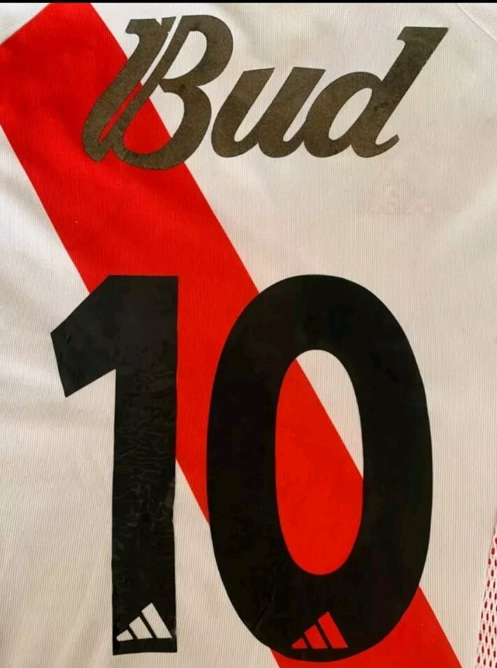 RIVER PLATE ARGENTINA AWAY FOOTBALL SHIRT SIZE M ARIEL ORTEGA RARE MEDIUM