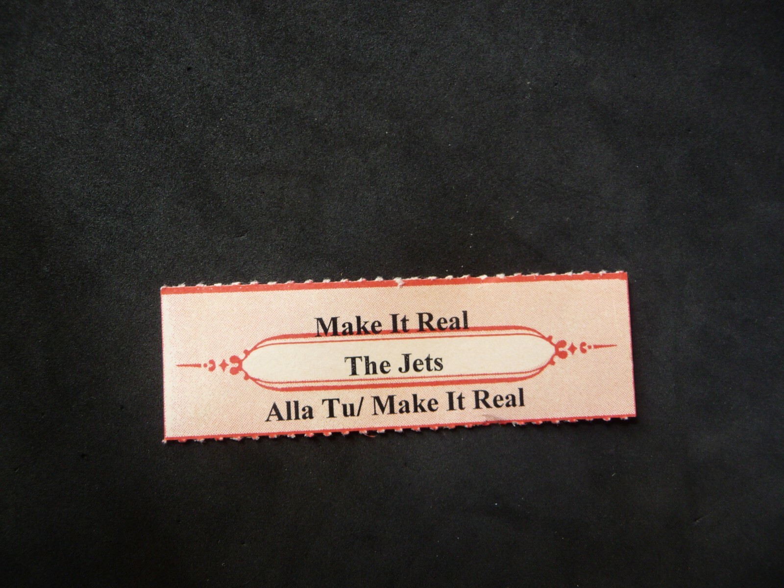 1 The Jets -Jukebox Title Strip 7" 45 - Make it Real/All Tu/Make it Real