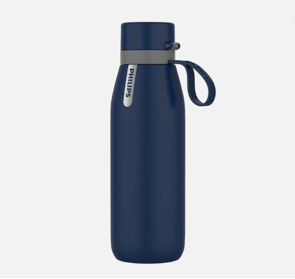 Philips GoZero Everyday Insulated Stainless-Steel Water Bottle With Filter 32 Oz