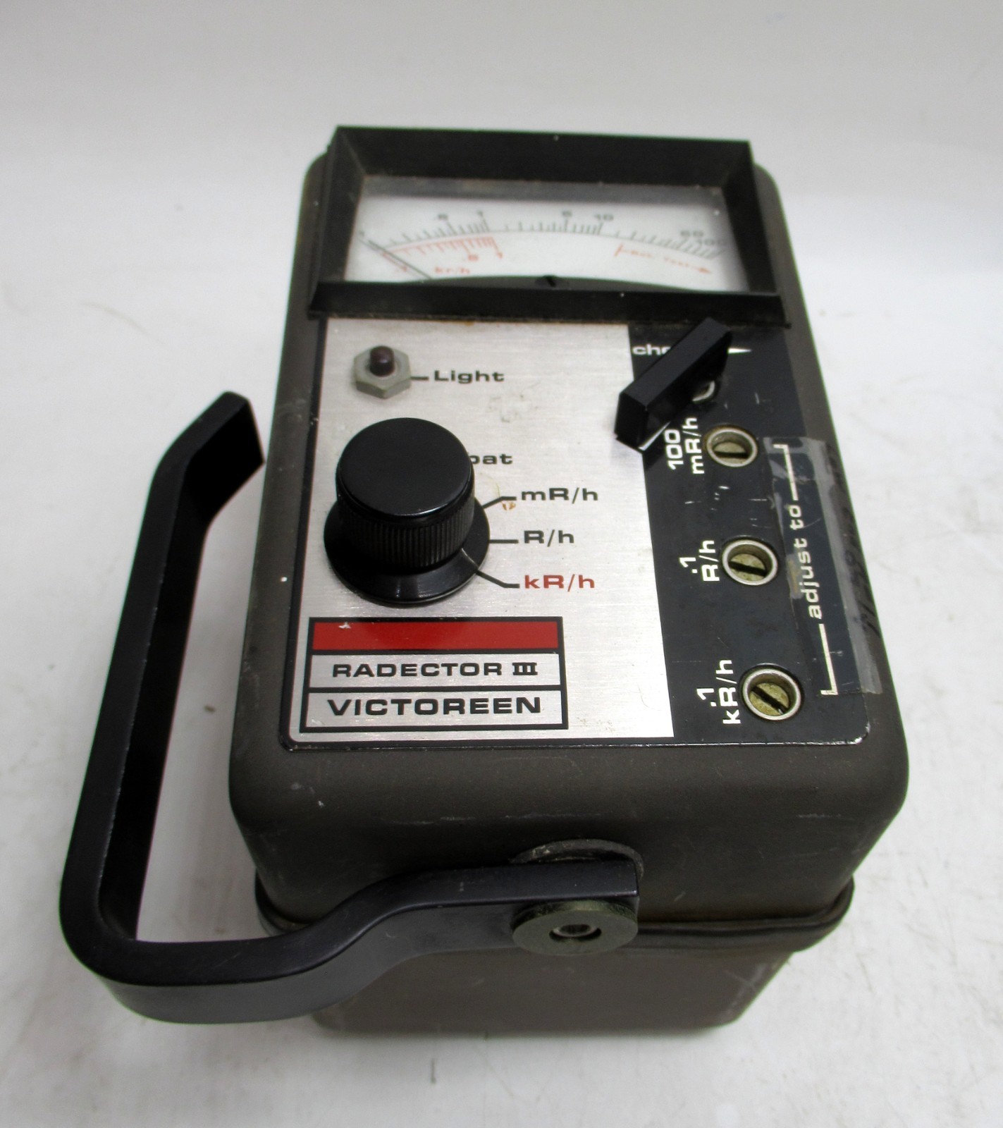 Victoreen Radector III Model 2035 Survey Ion Meter – Vintage Radiation Detector