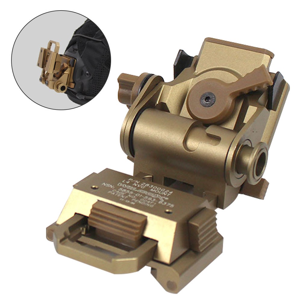 Metal Alloy L4G24 CNC NVG Mount Bracket Arm Base for Wilcox L4 G24 Norotos Rhino