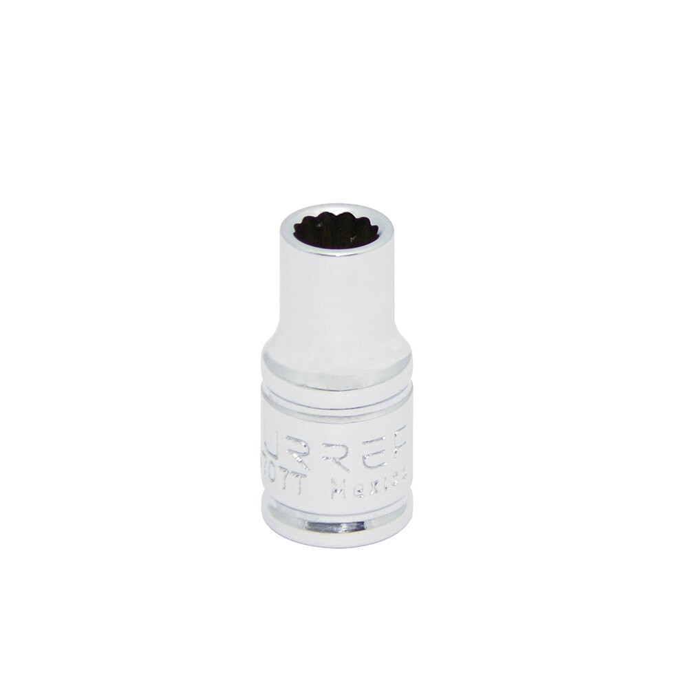 URREA 4705T 1/4" Drive Chrome Standard Socket 12 Point 5/32"