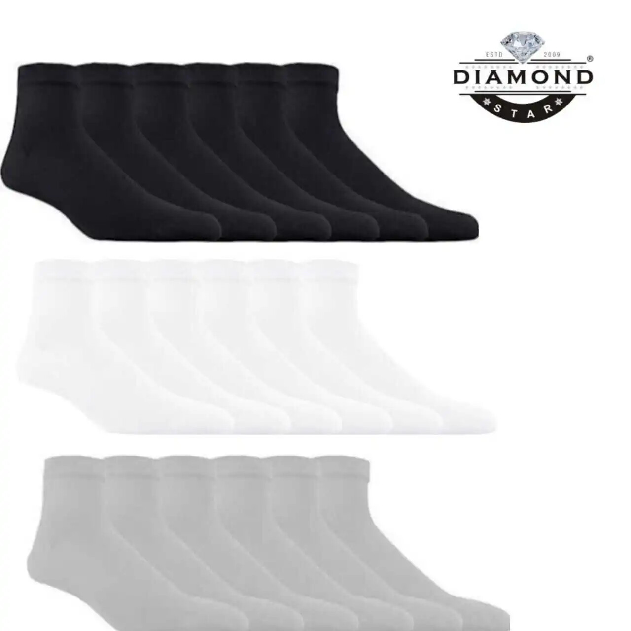 Wholesale Bulk lots Men Ankle Socks Quarter Low Cut Cotton Socks Size 9-11 10-13