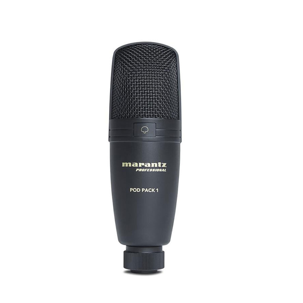 Marantz Professional Pod Pack 1 USB Microphone with Broadcast Stand & Cable