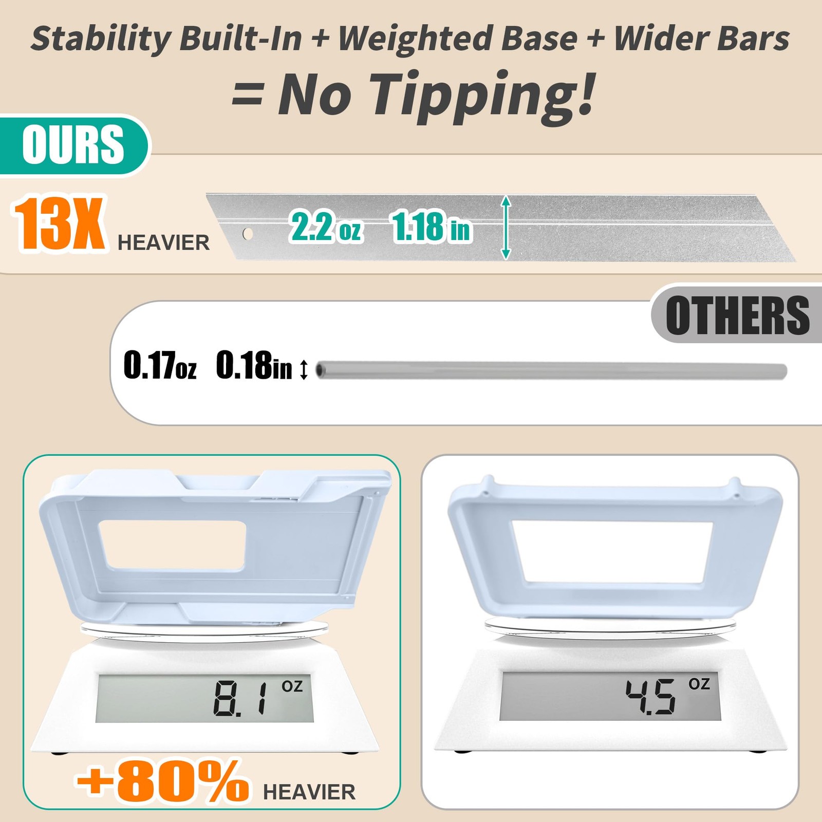 3 Pack Bathroom Organizers and Storage - Multi-Purpose,2-Tier Clear Pull Out ...