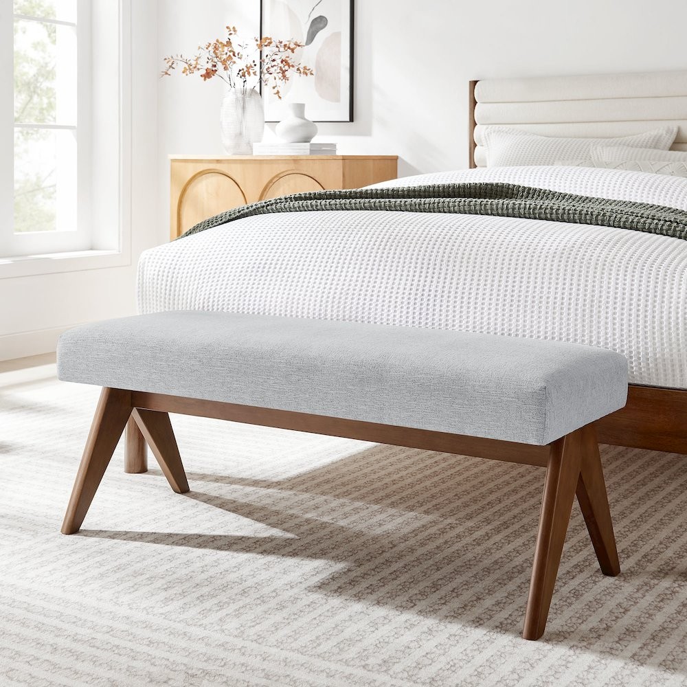 Lyra 47" Fabric Upholstered Bench