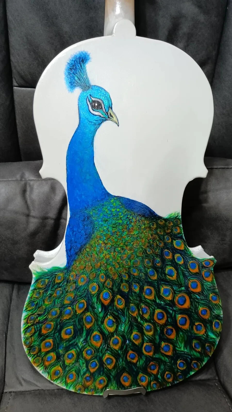 PEACOCK HAND-PAINTED SOLID SPRUCE TOP MAPLE BACK/SIDES VIOLIN 4/4