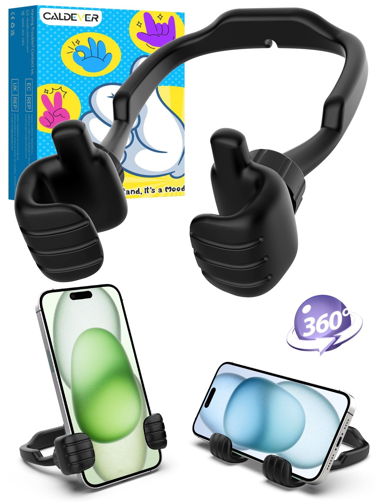 Thumbs Up Lazy Phone Stand Cell Phone Holder Desk Gadget Gift Teens Adults