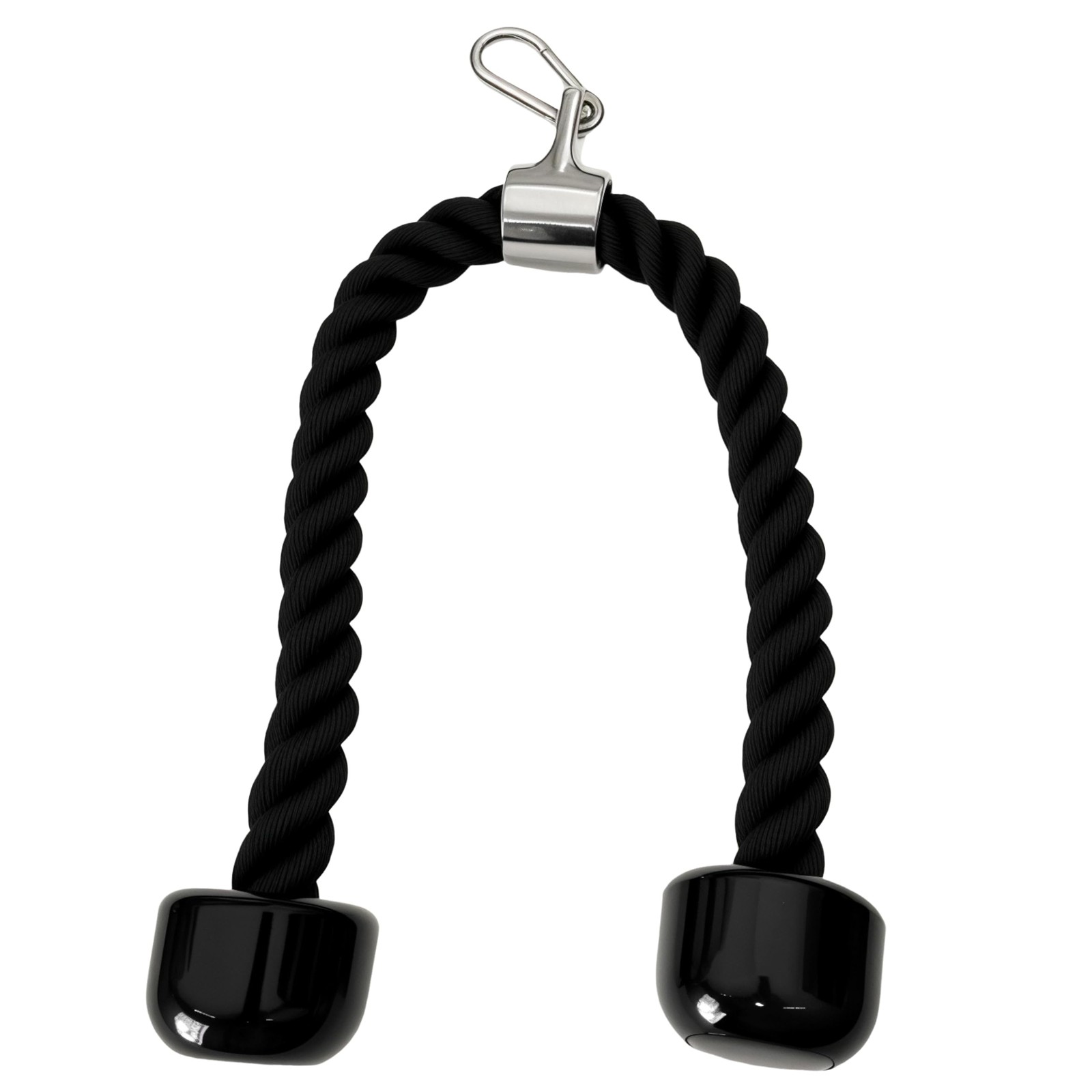 27 Inch Tricep Rope Cable Attachment Heavy Duty Nylon Braided Gym LAT Pull