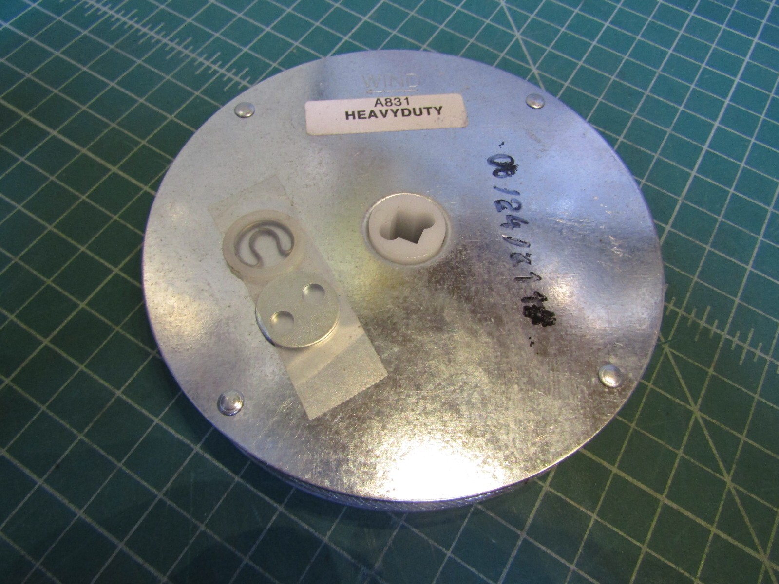 1 – 5" Diameter Heavy Duty Spirator A831 Silver. NEW – Open Box