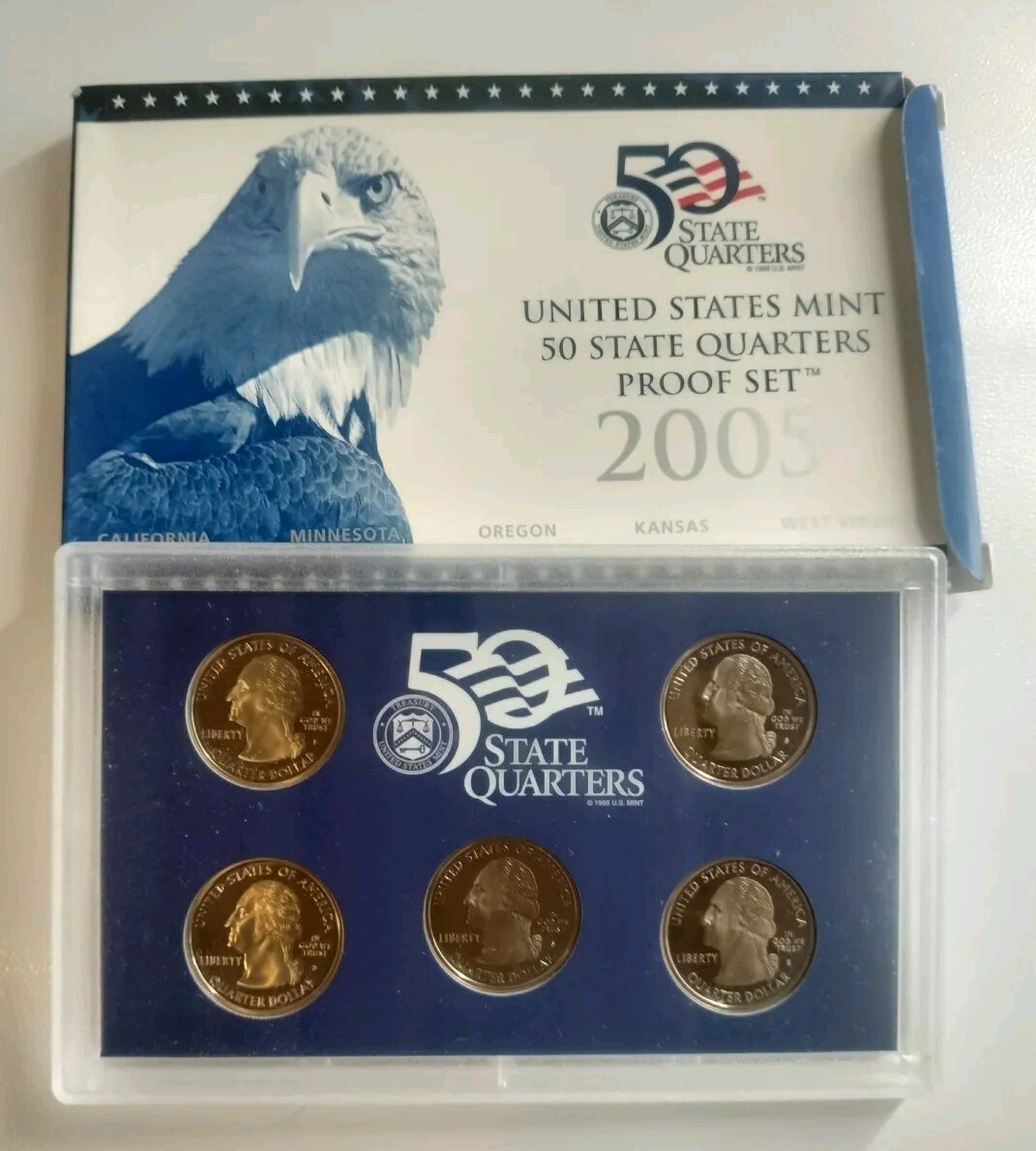 2005 United States Mint Proof Set UNC In OGP With COA