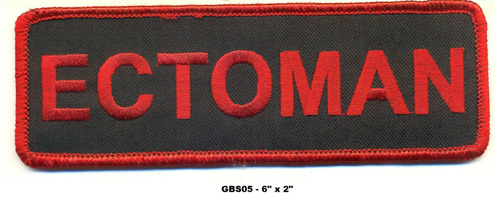 "ECTOMAN" GHOSTBUSTERS NAMETAPE PATCH - GBS05