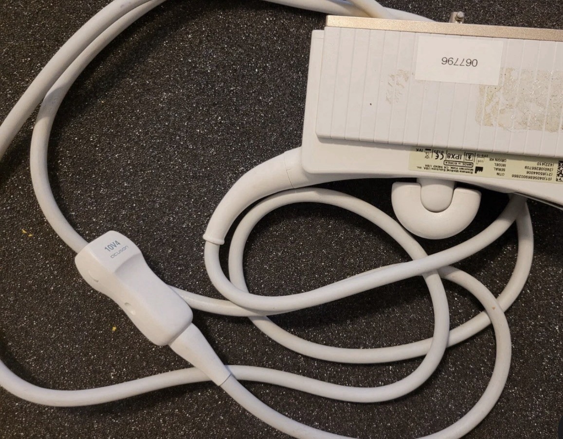 Siemens Acuson  10V4 Vector Array Transducer Probe